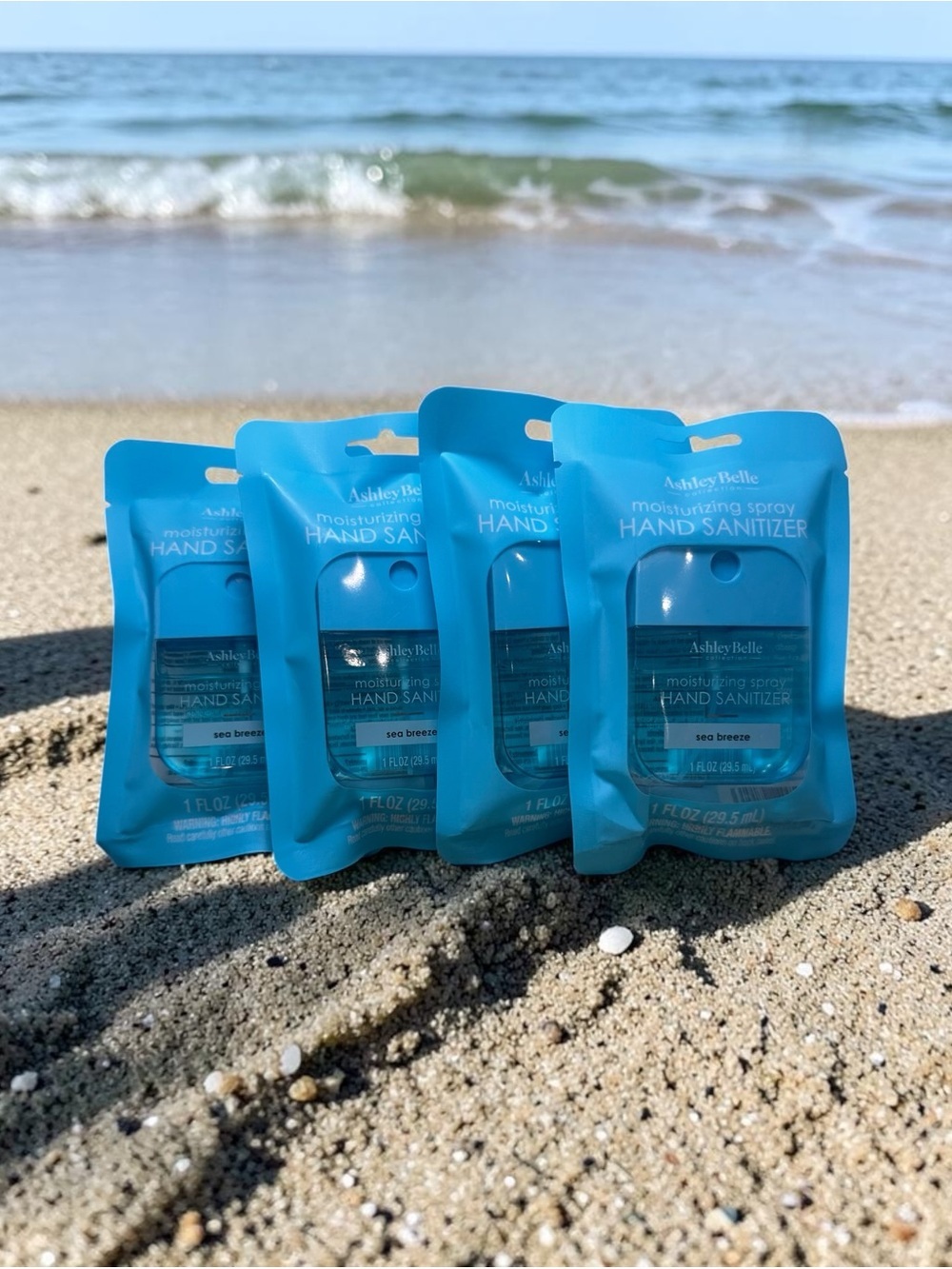 Sea Breeze Moisturizing Spray Hand Sanitizer - Pack of 4